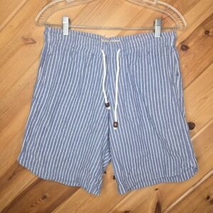 SMR Days Mens 100% Cotton Vertical Stripe Size Small Shorts